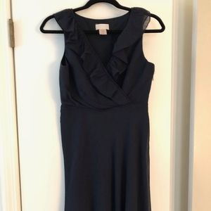 J.Crew Navy Blue Silk Dress
